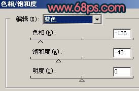 Photoshop 调出偏色照片暗调青红色4