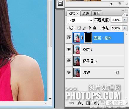 photoshop快速为偏灰的外景人物图片美白并增加甜美色7