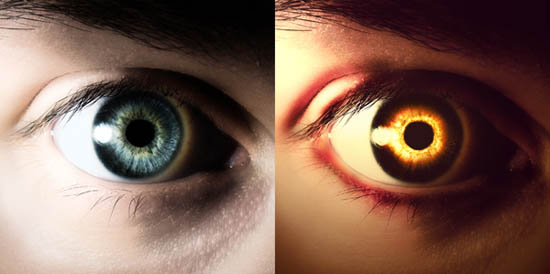 Photoshop 一只神秘的金色眼睛制作方法10