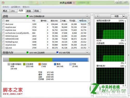 windows8资源监视器怎么了解进程和服务具体使用介绍3