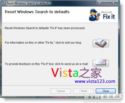 Fix it团队新作 修复Vista内置搜索2