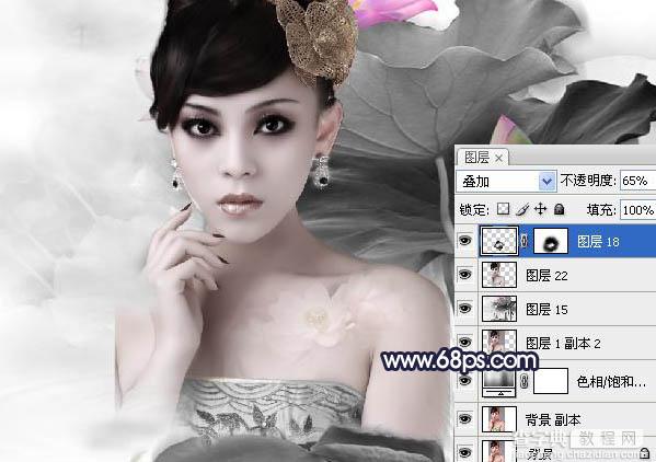 Photoshop 水墨风格转手绘效果8