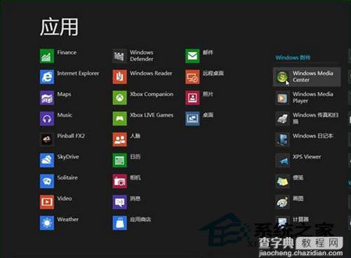 让Win8的Metro界面开始菜单显示更多的程序的方法2