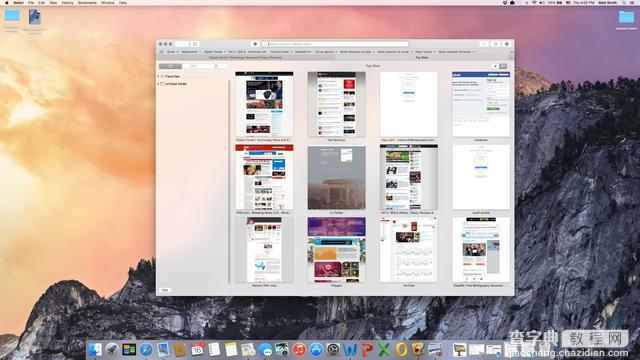 OS X 10.10 Yosemite的新特性与iOS联系更紧密7