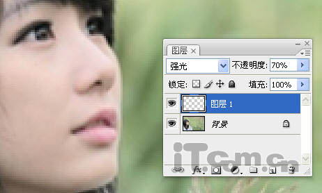 photoshop 外景人物照片的细节美化6