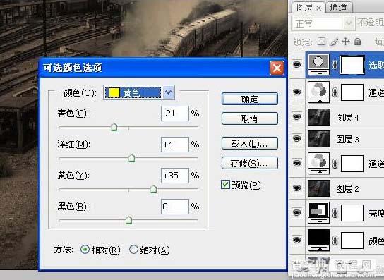 Photoshop 照片经典暗光金色调14