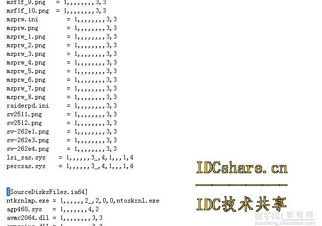 制作win2003自动安装盘-集成补丁/Raid及硬件驱动二(编辑txtsetup.sif文件)2