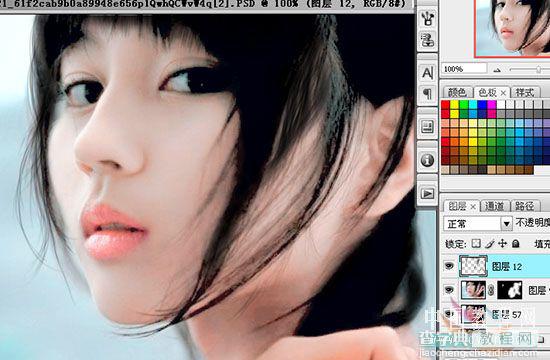 Photoshop 超强美化偏色的人物照片27