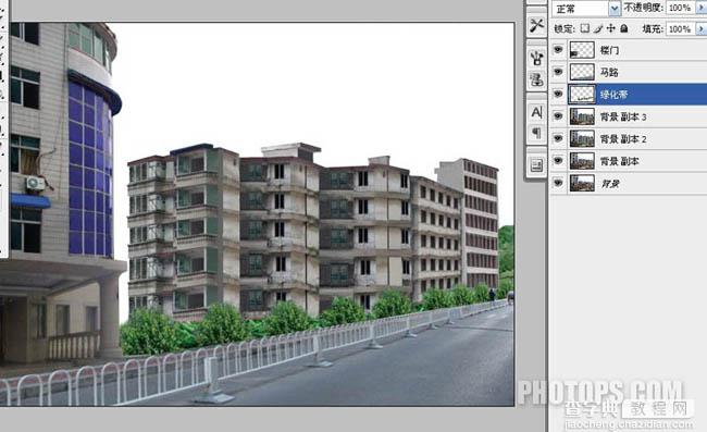 Photoshop 让地震后的废墟再现辉煌的处理11