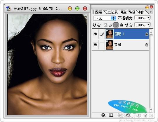 Photoshop 黄金首饰模特广告色调7