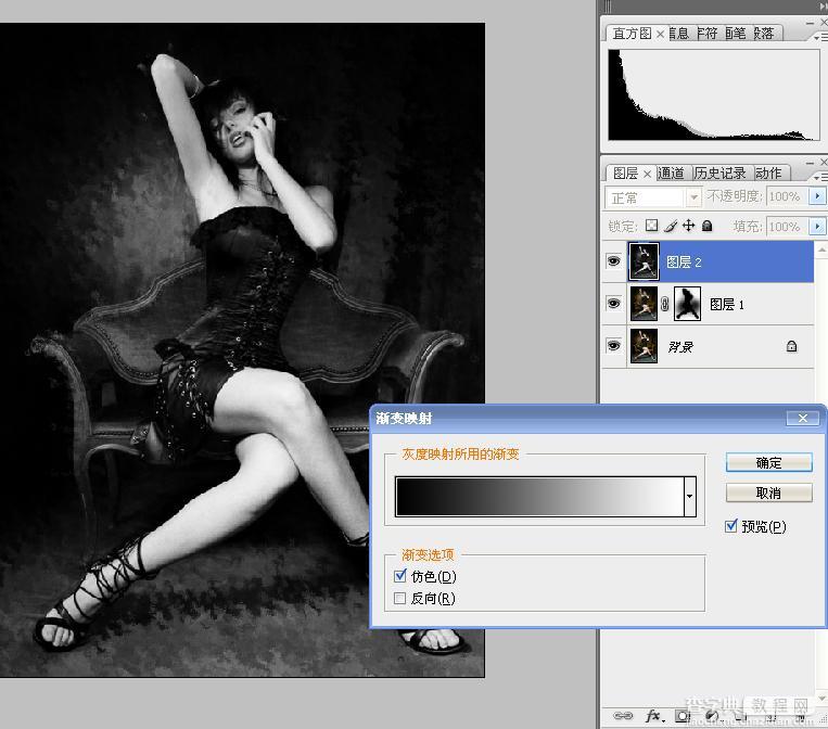 Photoshop 性感MM的艺术效果10