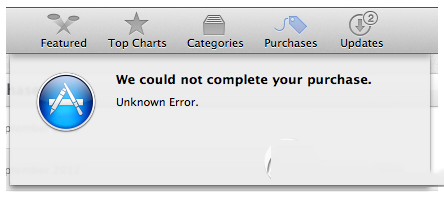 mac app store下载提示未知错误解决方法1