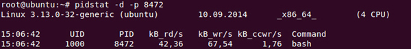 Linux如何安装使用pidstat命令以对进程数据进行监控3