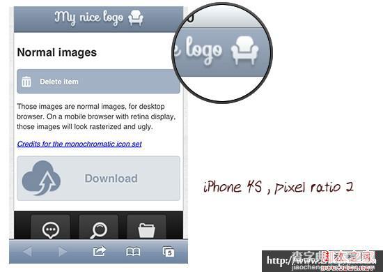 移动Web—CSS为Retina屏幕替换更高质量的图片4