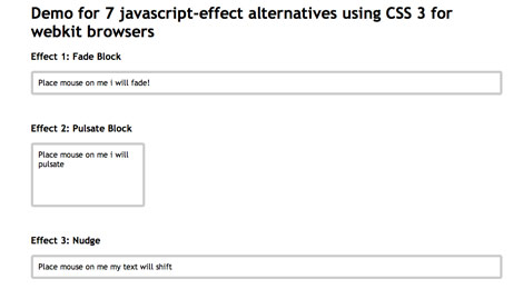 45个非常奇妙的CSS3 特性应用示例11