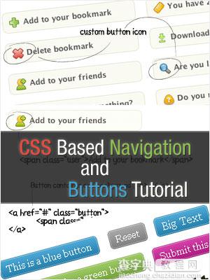 Webjx收集的30个CSS导航及菜单教程1