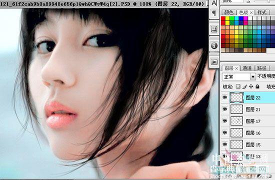 Photoshop 超强美化偏色的人物照片28