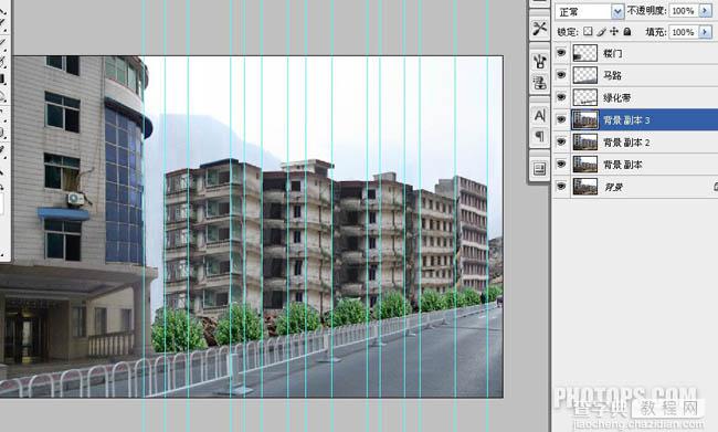 Photoshop 让地震后的废墟再现辉煌的处理10