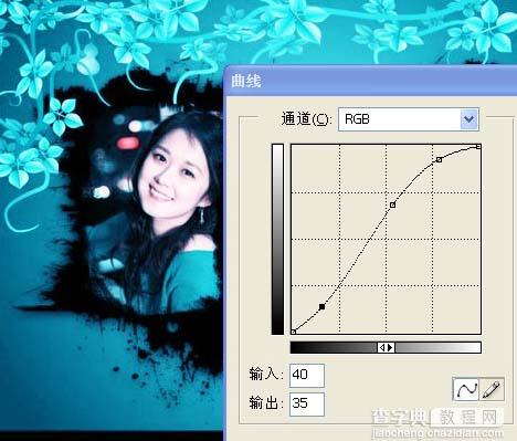 Photoshop 通道快速调出照片漂亮的蓝青色6