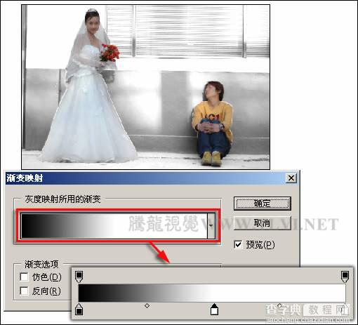 photoshop下为婚纱照片增加艺术感染力教材6