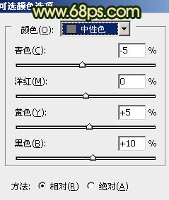 Photoshop制作个性的古典暗金色婚片效果10