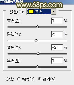 Photoshop将树林婚片增加上柔和的淡黄色效果14