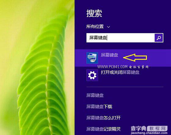 Win8软键盘在哪 Win8.1屏幕键盘打开方法图解3