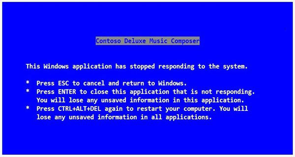 谁编写了Windows死亡蓝屏界面?Windows死亡蓝屏文本竟是鲍尔默作品1
