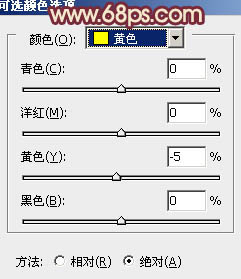 Photoshop将外景人物图片增加上柔美的暖褐色23