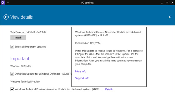 Win10最新技术预览版9879更新汇总7