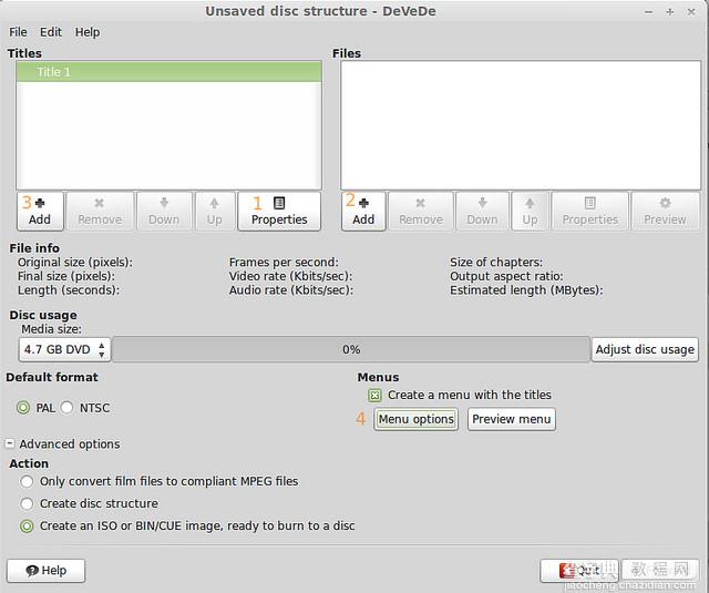 Linux可以创建桌面视频吗？在Linux桌面上创建视频DVD的图文教程2