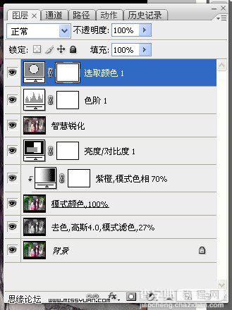 Photoshop 调出漂亮美女的红黄色10