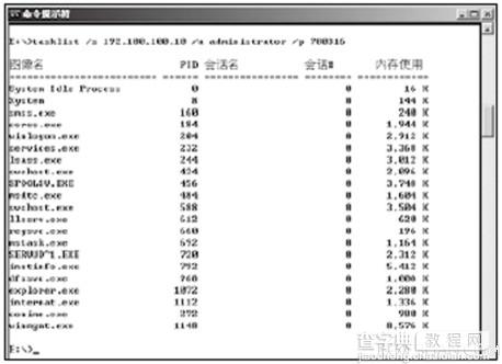 黑客们查看远程电脑win7系统进程的简单方法1