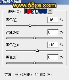 Photoshop将树林写真人物图片调制出柔美的红褐色效果17