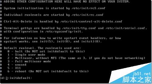 Linux系统init级别设置错误导致系统不能正常启动怎么办?5
