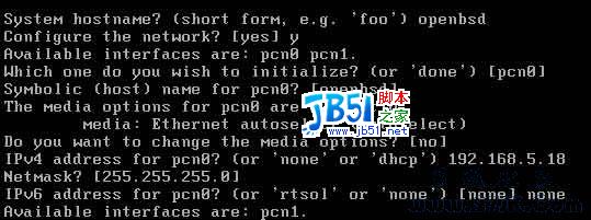 我的openBSD4.1安装图解笔记9