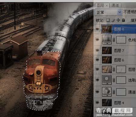 Photoshop 照片经典暗光金色调23