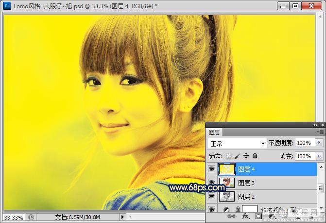 Photoshop将普通图片打造出LOMO风格非主流经典效果9