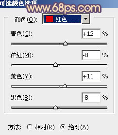 photoshop利用通道替换为树林美女图片加上古典红蓝色20