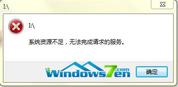 电脑公司Win7系统提示系统资源不足警告的两个解决方法1