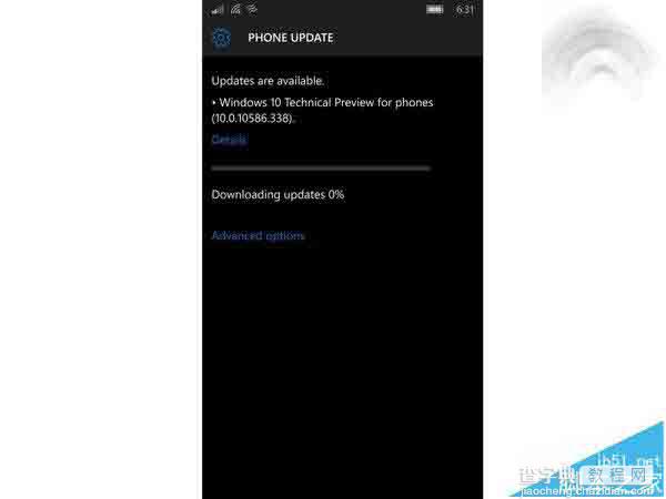 Win10 Mobile稳定预览版版10586.338该怎么更新?1