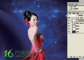 photoshop合成制作出唯美的中国风飘逸的美女图片14