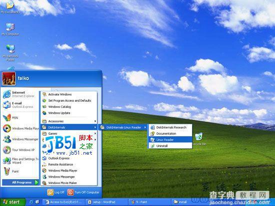 Windows下查看LINUX ext2/ext3格式的三种常用方法（图解）10