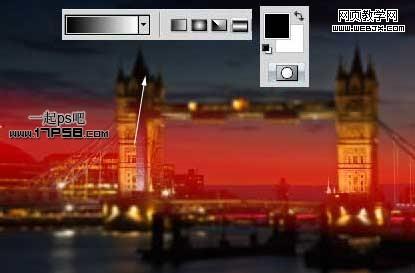 Photoshop将伦敦桥夜景图片制作出移轴镜头特效图片效果实例教程3