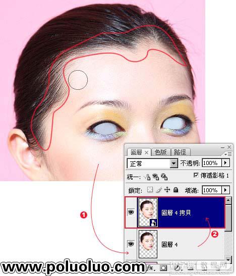 Photoshop 真人头像转石膏雕像5