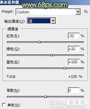 Photoshop下将草地人物图片调成柔美的暗调橙红色18