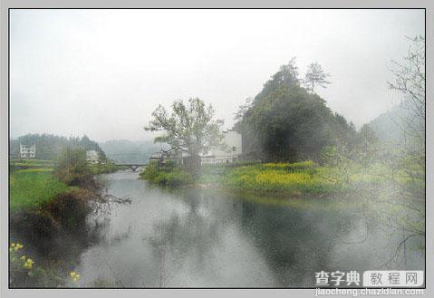 Photoshop快速为风景图片加上朦胧的晨雾2