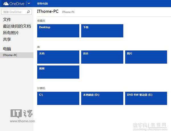 借助网盘OneDrive的技巧远程取回Win7电脑任何文件8