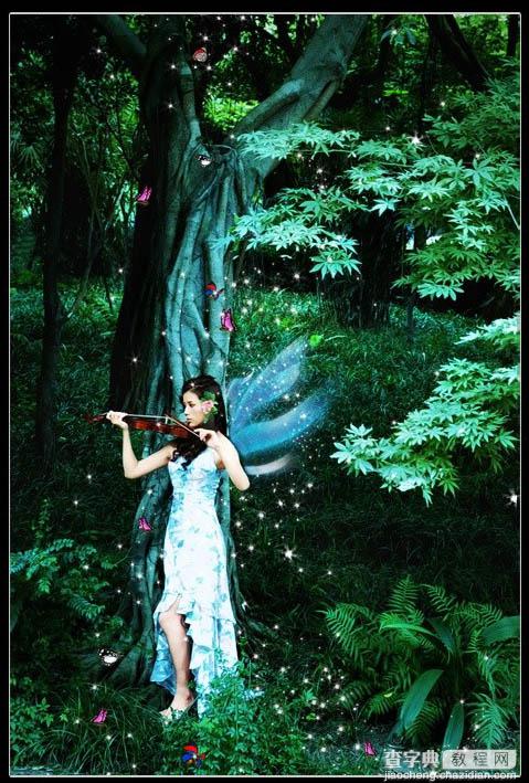 Photoshop 森林深处的梦幻精灵2
