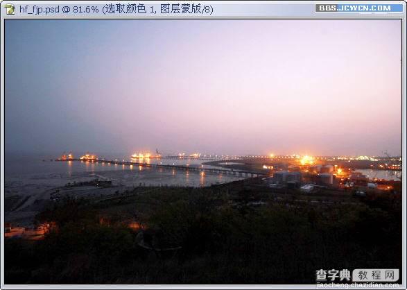 Photoshop简单对夜景图片进行美化处理11